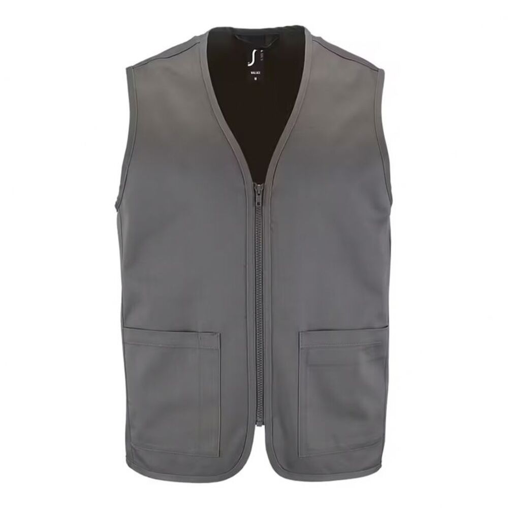 SOLS Unisex Adult Wallace Vest / Charcoal Grey